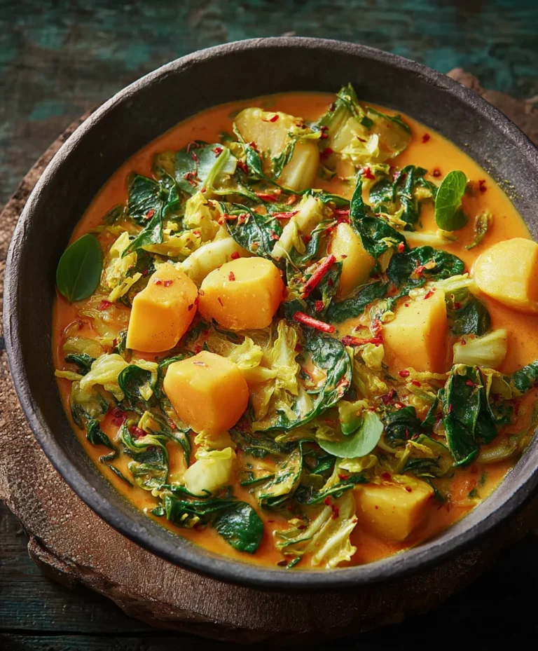 Wirsingcurry mit Süßkartoffeln & Aprikosen – Lecker!