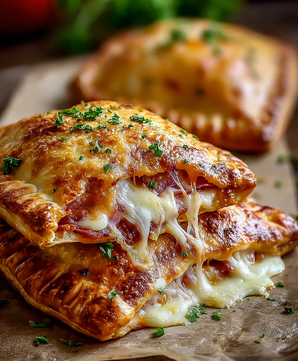 Einfache Käse Pizzataschen: Hausgemacht & Lecker!