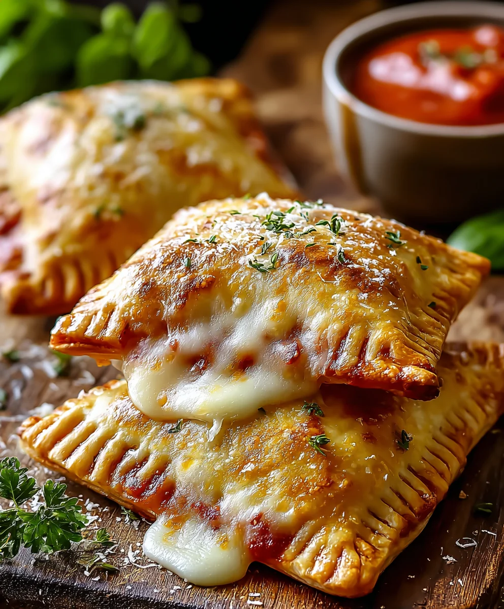 Einfache Käse Pizzataschen: Hausgemacht & Lecker!