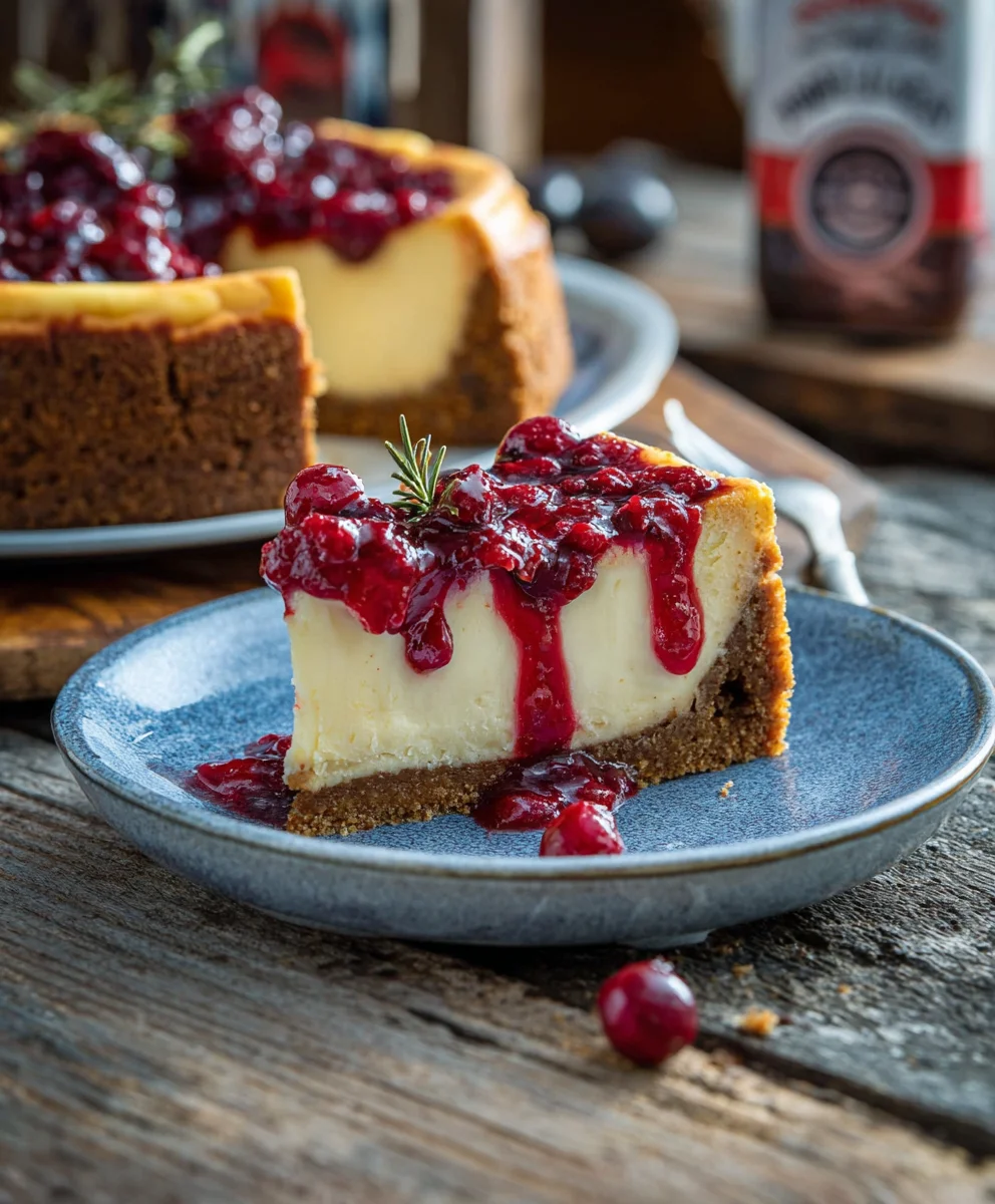 Spekulatius-Käsekuchen: Weihnachtszauber (non-non-alcoholic alternative)