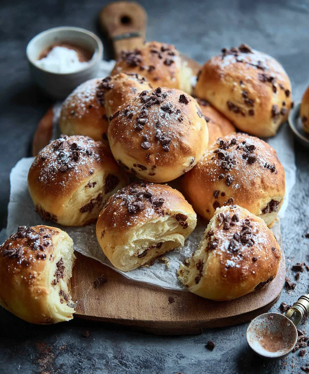 Schnelle Schoko-Brötchen mit Quark | Min Rezept