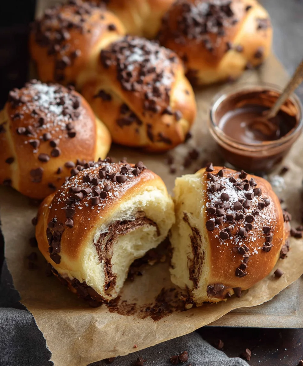 Schnelle Schoko-Brötchen mit Quark | Min Rezept