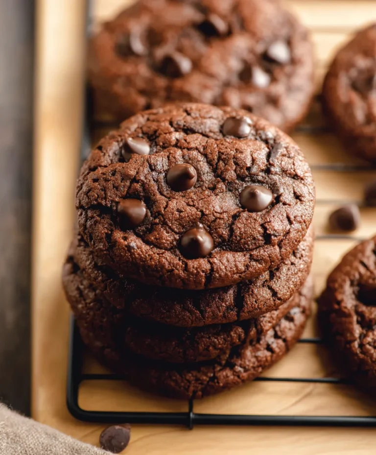 Einfache Schoko-Schoko-Chip-Kekse: Schnell & Lecker!