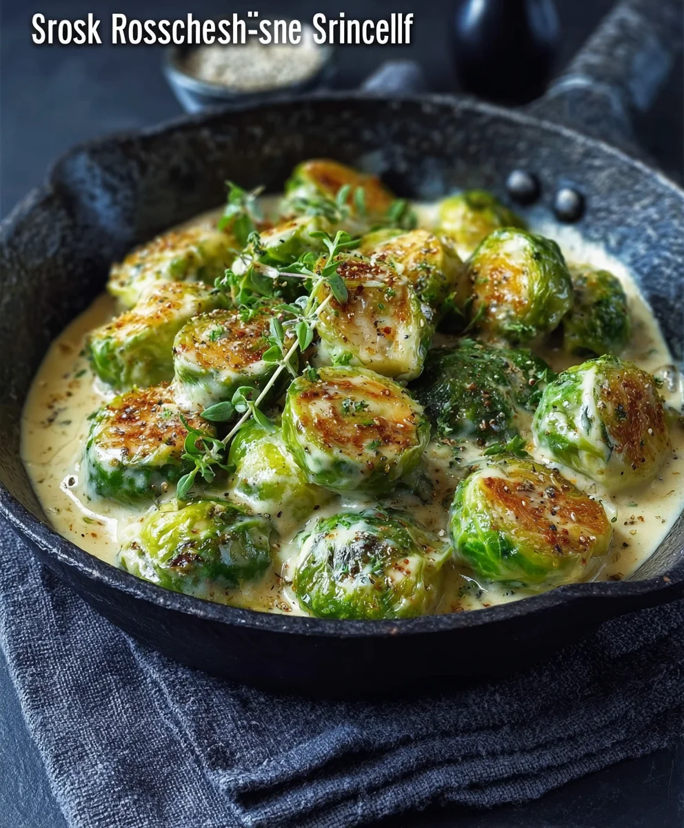 Rosenkohl Senfsauce: Frischkäse-Rezept in Min