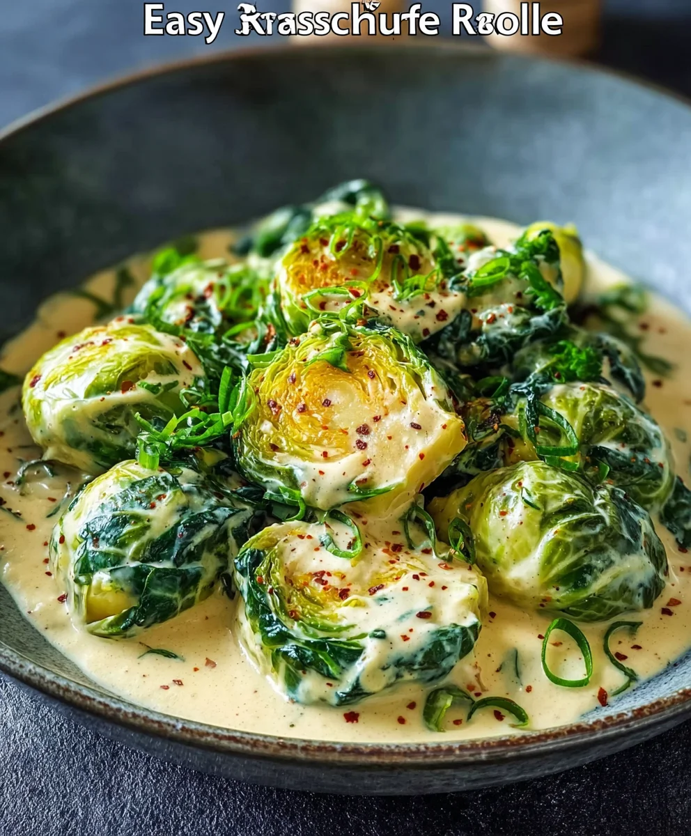 Rosenkohl Senfsauce: Frischkäse-Rezept in Min