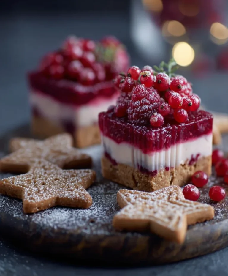 Spekulatius Non-Alcoholic Beeren Dessert: Leichter Weihnachts-Nachtisch