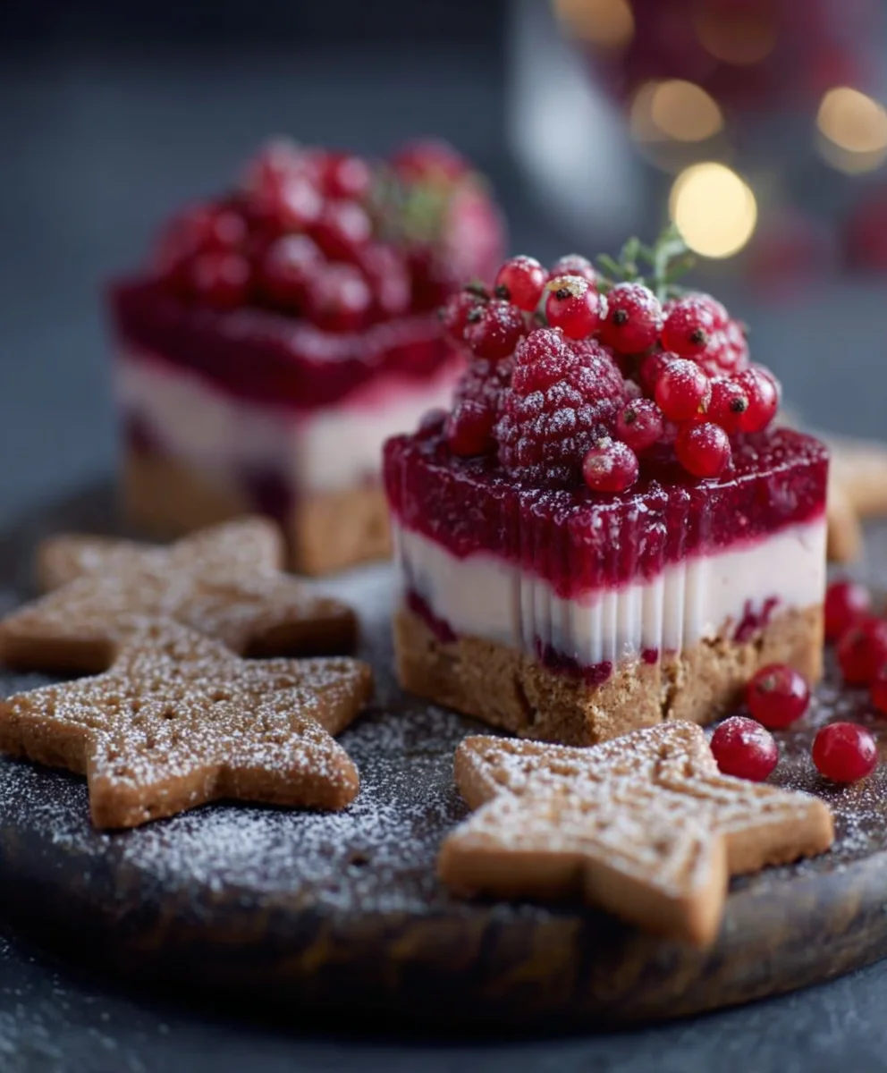 Spekulatius Non-Alcoholic Beeren Dessert: Leichter Weihnachts-Nachtisch