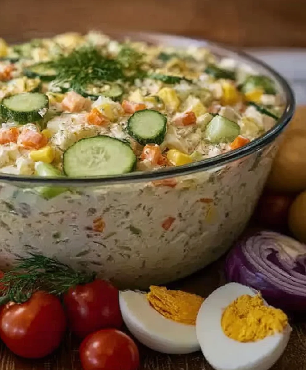 7-Tassen Rinder-Salat: Frisch & Lecker