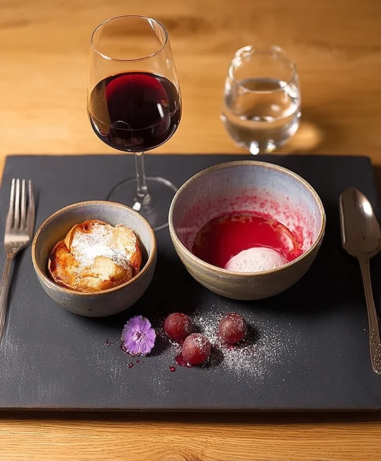 Träubleskucha & Rotweineis: Exklusives Rezept von DasperfekteDinner