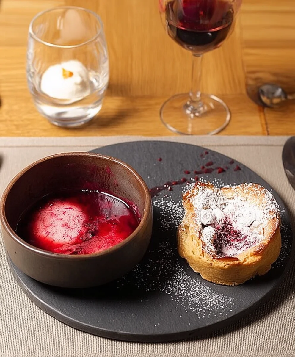 Träubleskucha & Rotweineis: Exklusives Rezept von DasperfekteDinner