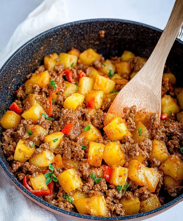 Schnelle Kartoffel-Rinderhackfleisch-Pfanne: Lecker & Einfach!